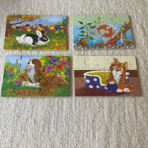 Melissa & Doug | Toys | Melissa Doug Wooden Jigsaw Puzzles In A Box ...